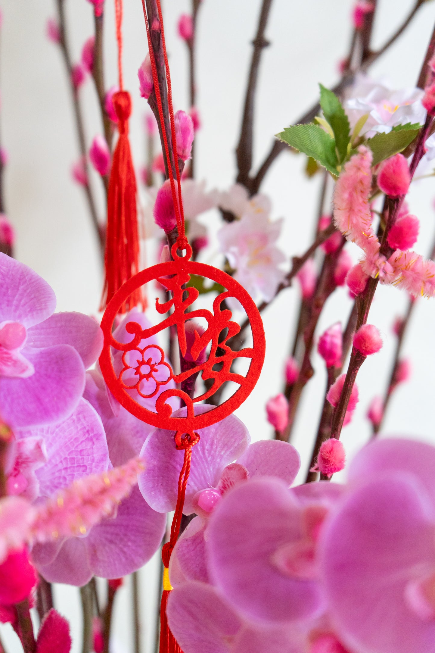 Blossom Harmony Willow (with Silky Orchids & Cherry Blossoms)