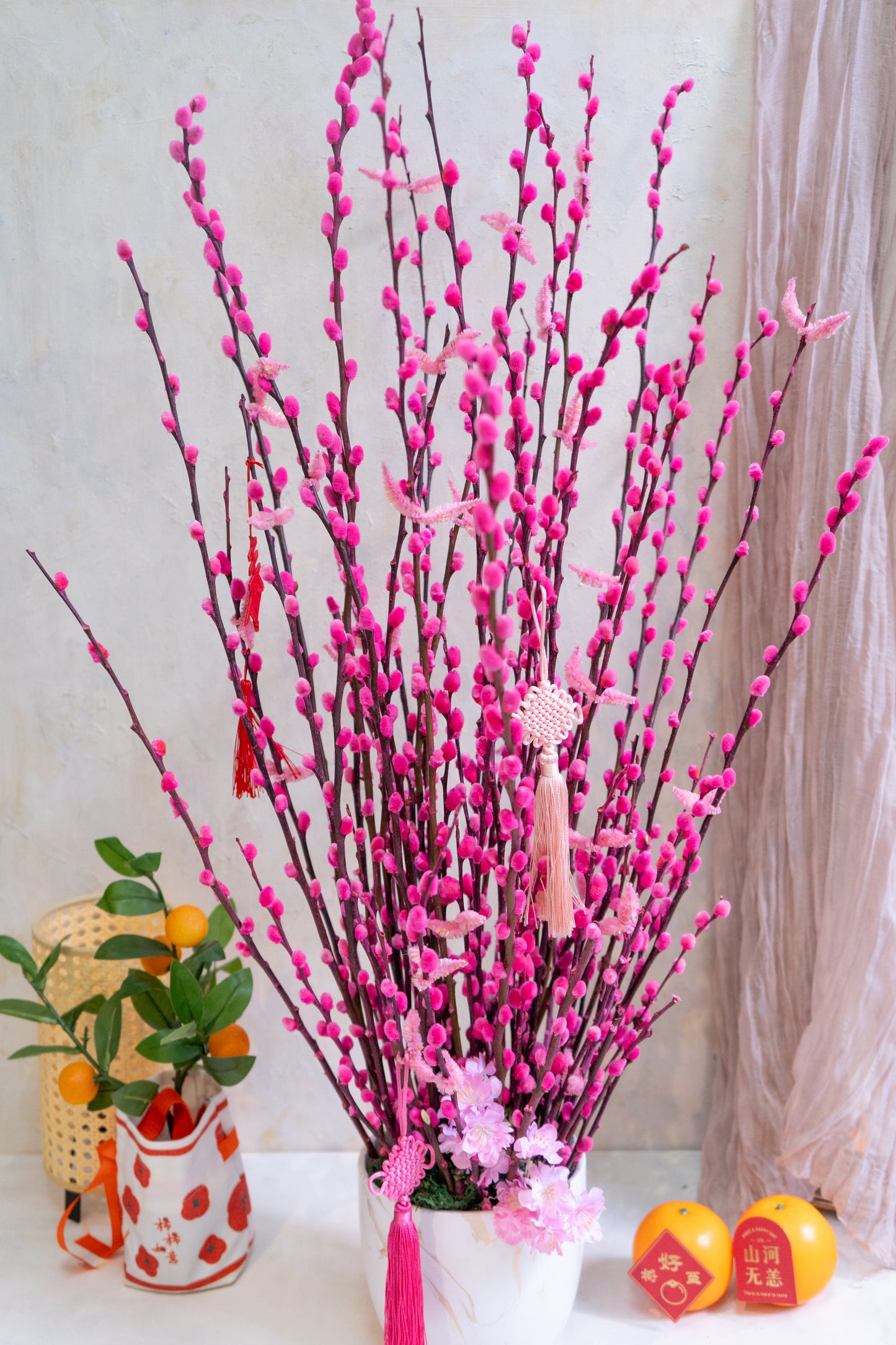 Blossom Harmony Willow (Pot and Organza)