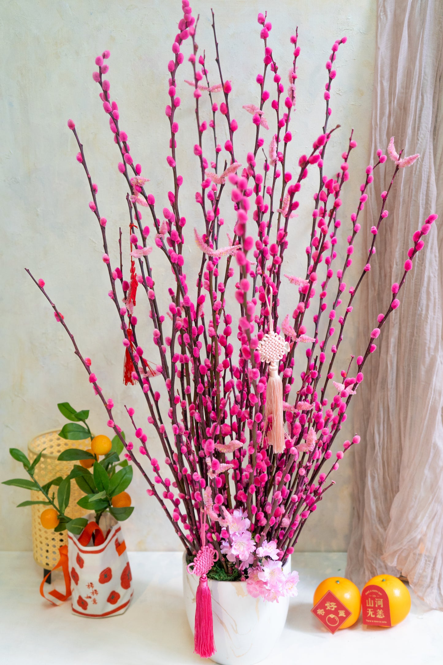 Blossom Harmony Willow (Pot and Organza)