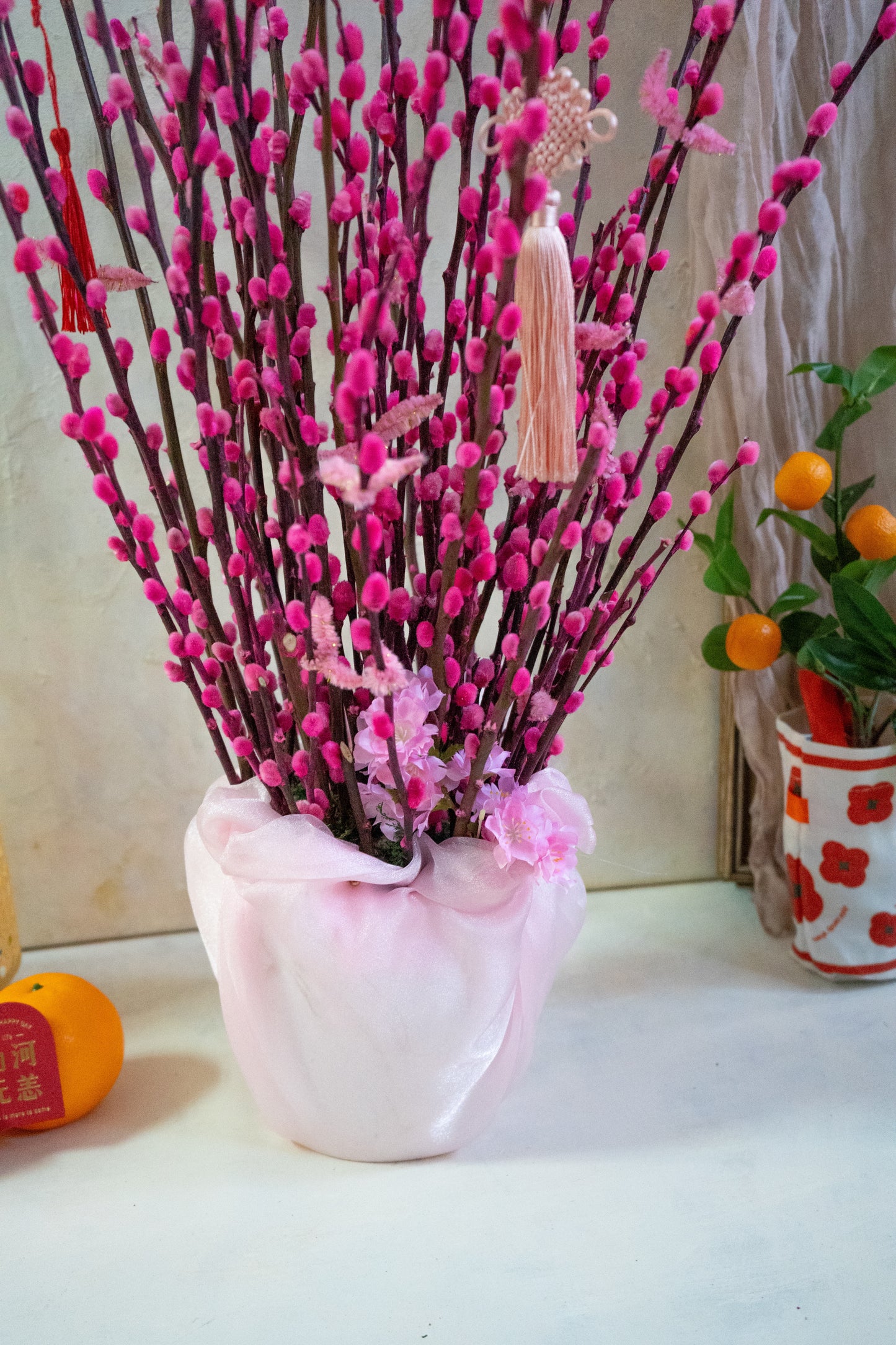 Blossom Harmony Willow (Pot and Organza)