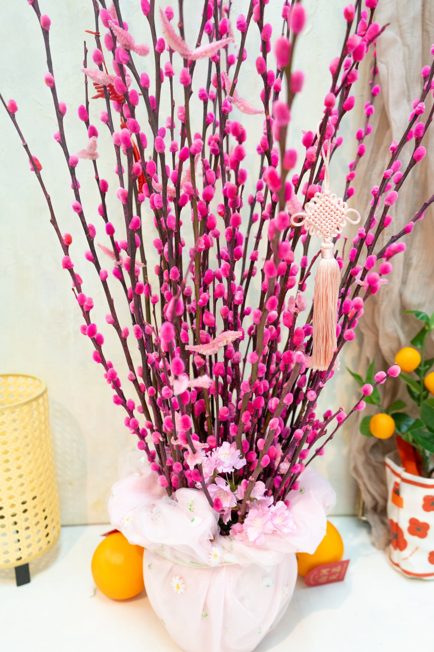 Blossom Harmony Willow (Pot and Organza)