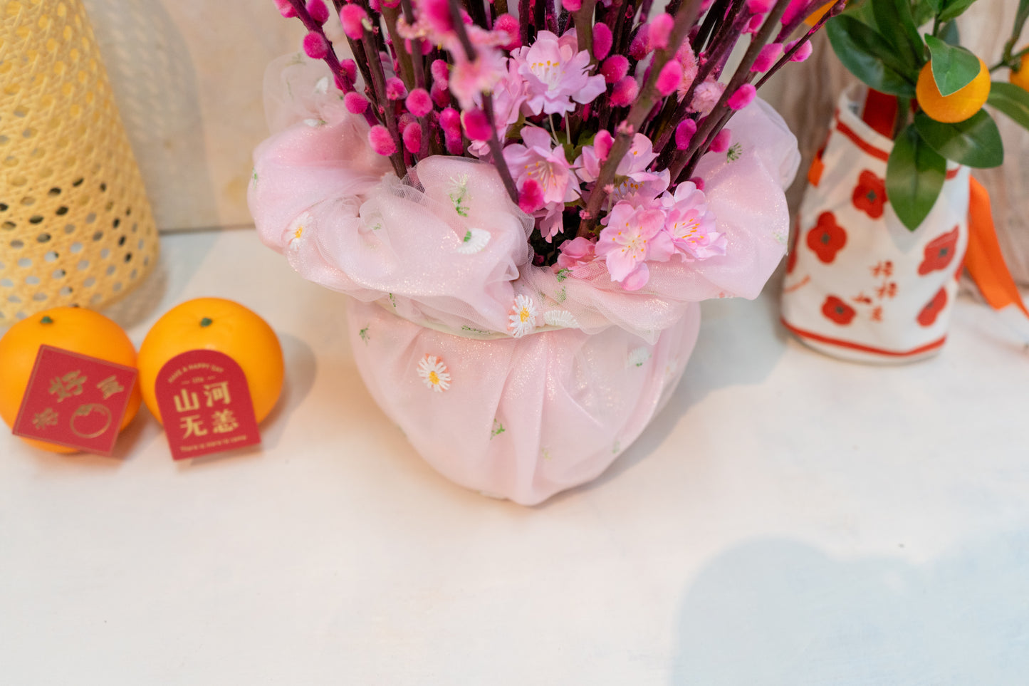 Blossom Harmony Willow (Pot and Organza)
