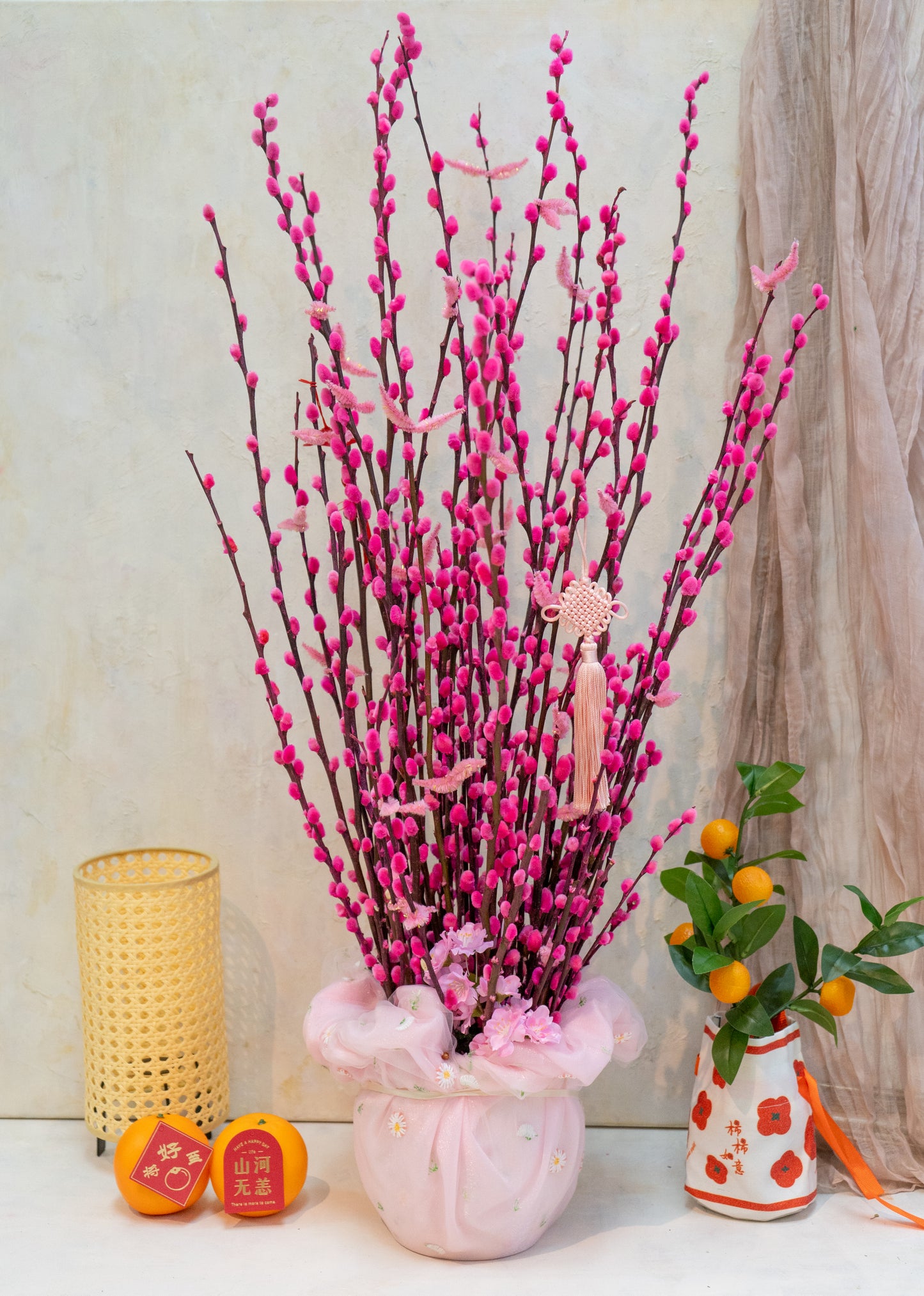 Blossom Harmony Willow (Pot and Organza)