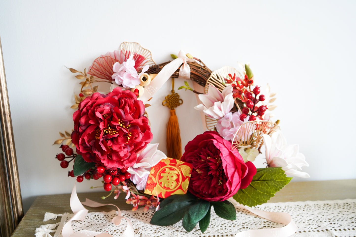 CNY Blossom Fiesta Silk Wreath