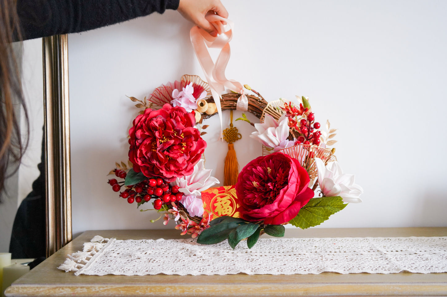 CNY Blossom Fiesta Silk Wreath