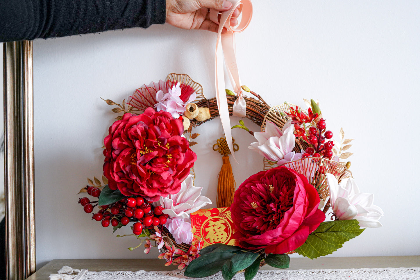 CNY Blossom Fiesta Silk Wreath