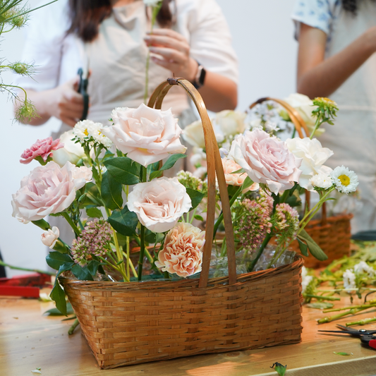 FLOWER BASKET WORKSHOP