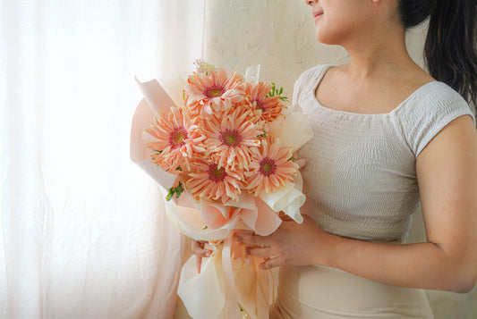 PASTEL PINK GERBERA (Premium from Holland)